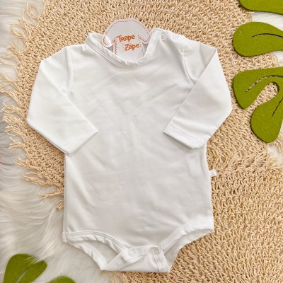 Conj. Body Manga Longa e Calça em Malha Térmica Thermo Dry - Branco